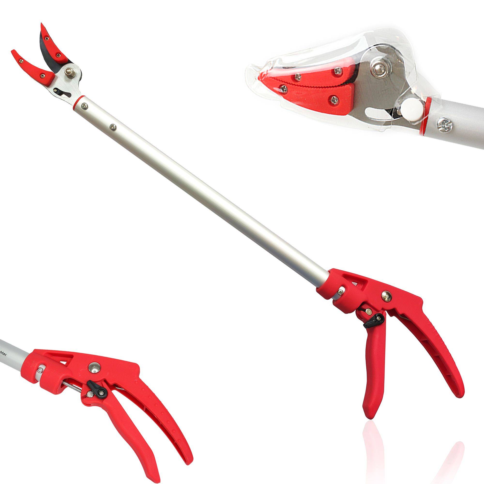 Sécateur Coupe Branche Long Manche 64 cm - Lame Téflonée Enclume De Préhension - Taille Jardin - Image 1