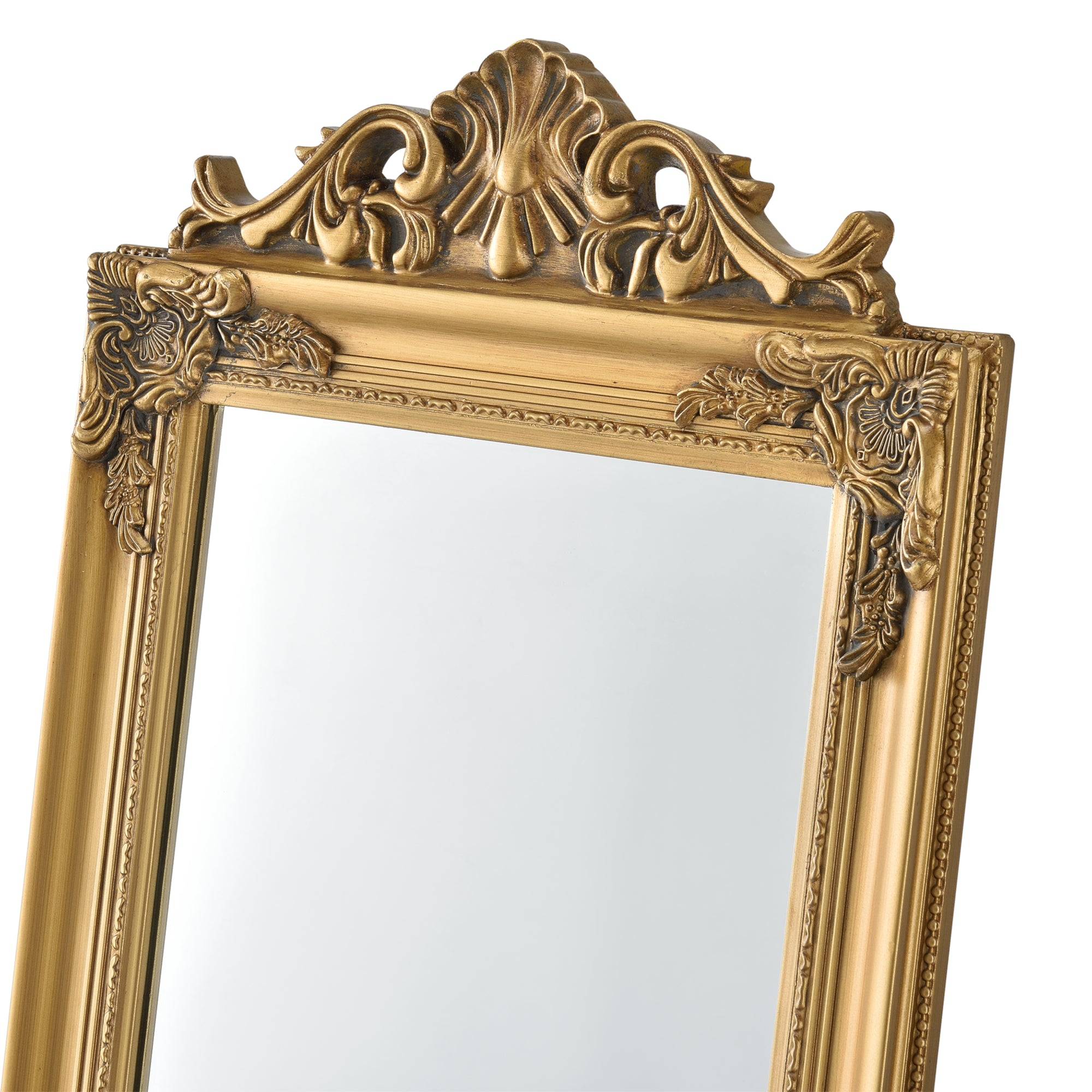 Helloshop26 - Miroir sur pied inclinable 160 x 40 cm doré - Image 5
