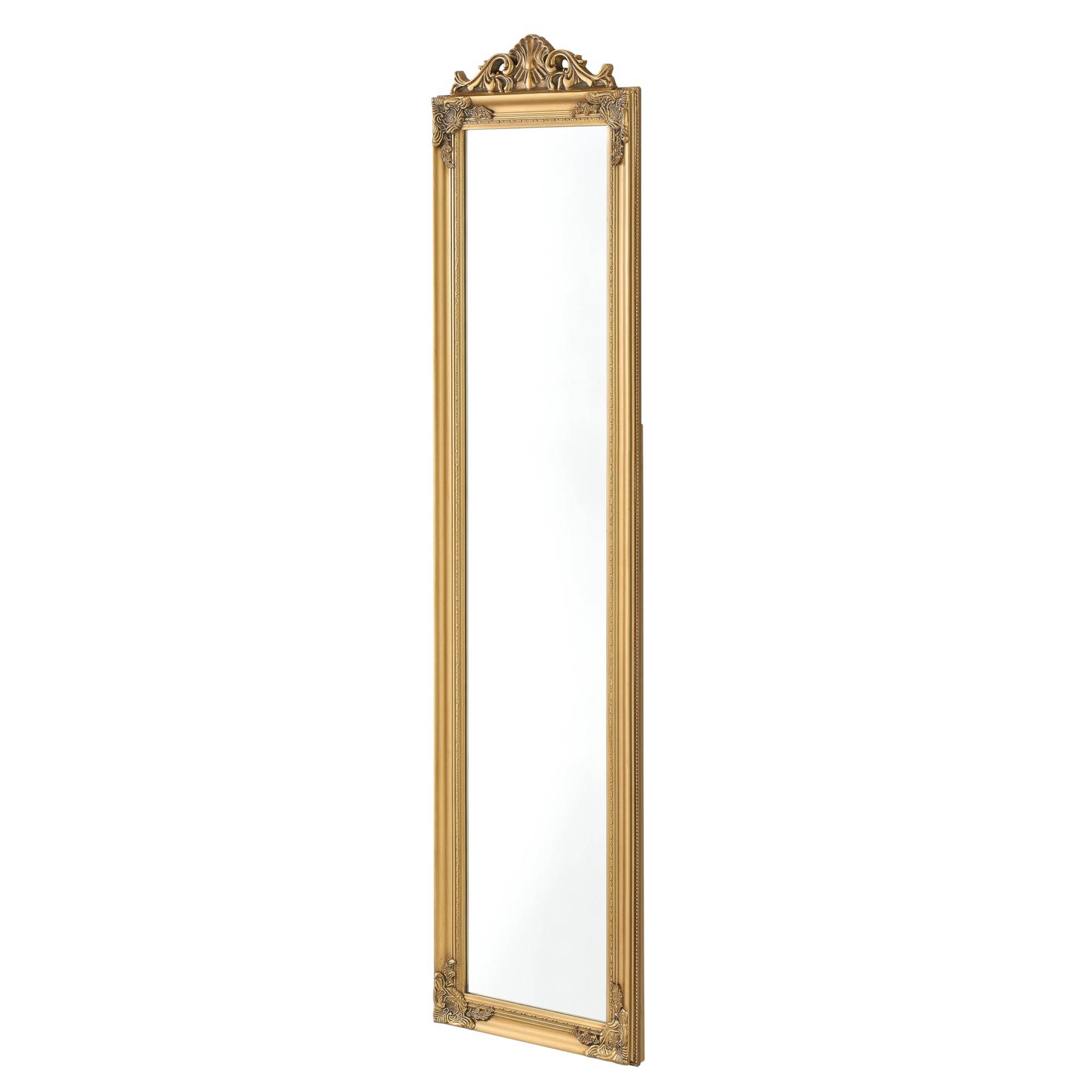 Helloshop26 - Miroir sur pied inclinable 160 x 40 cm doré - Image 2
