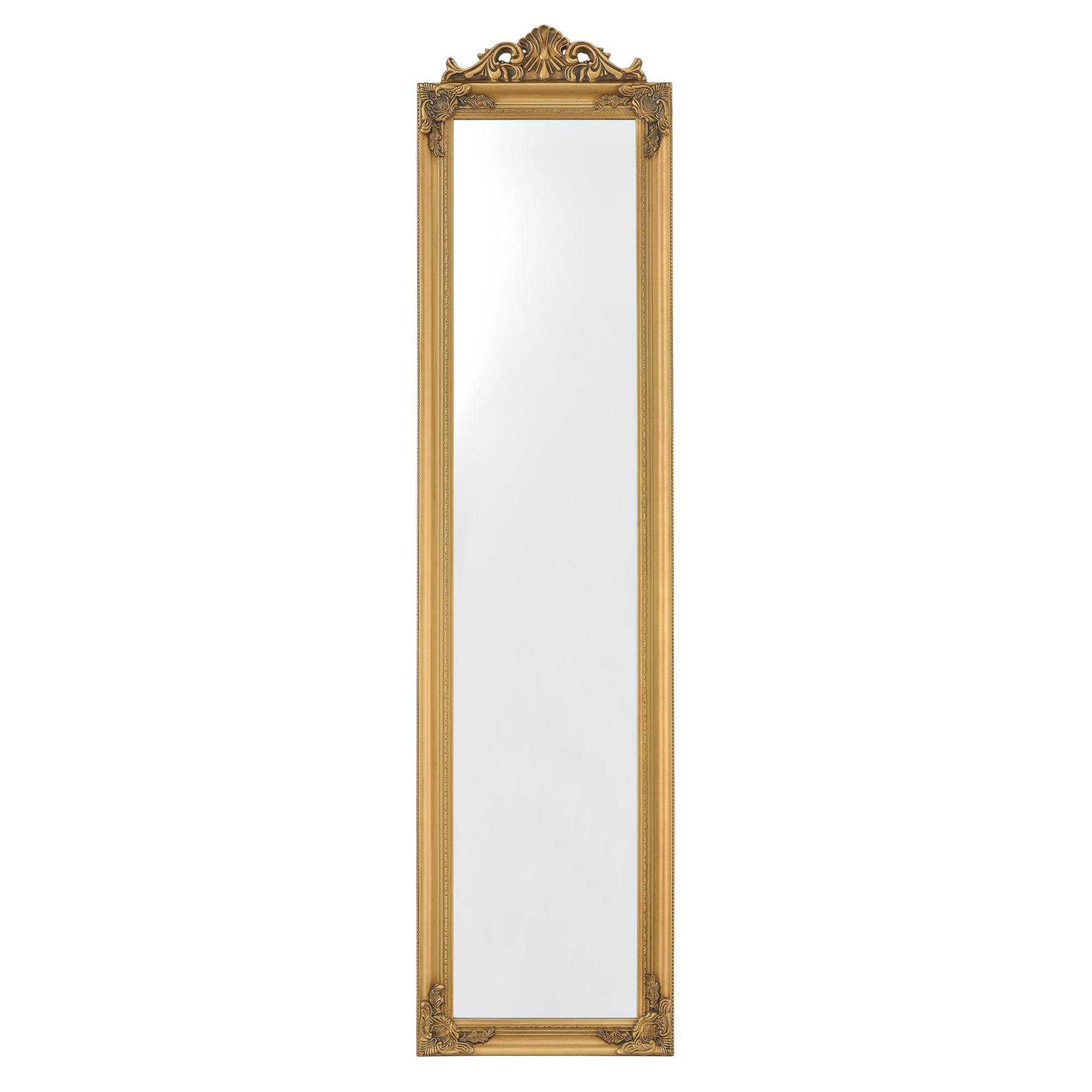 Helloshop26 - Miroir sur pied inclinable 160 x 40 cm doré - Image 3
