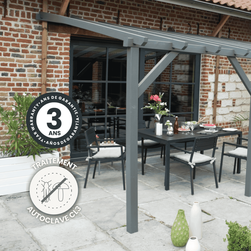 Cerland - PERGOLA BOIS 25,08X3X4M - Image 3