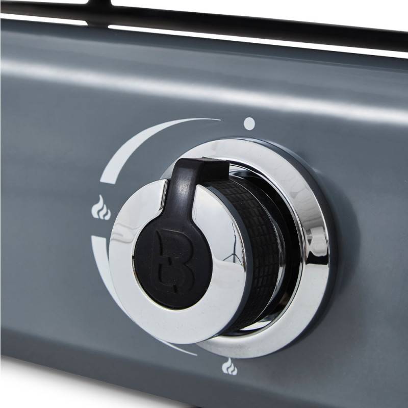 Brasero - Plancha gaz Silvia IIG 3 feux Gun Metal – BRASERO BY FAVEX – 7,5 kW – 10 convives – Housse incluse - Image 10