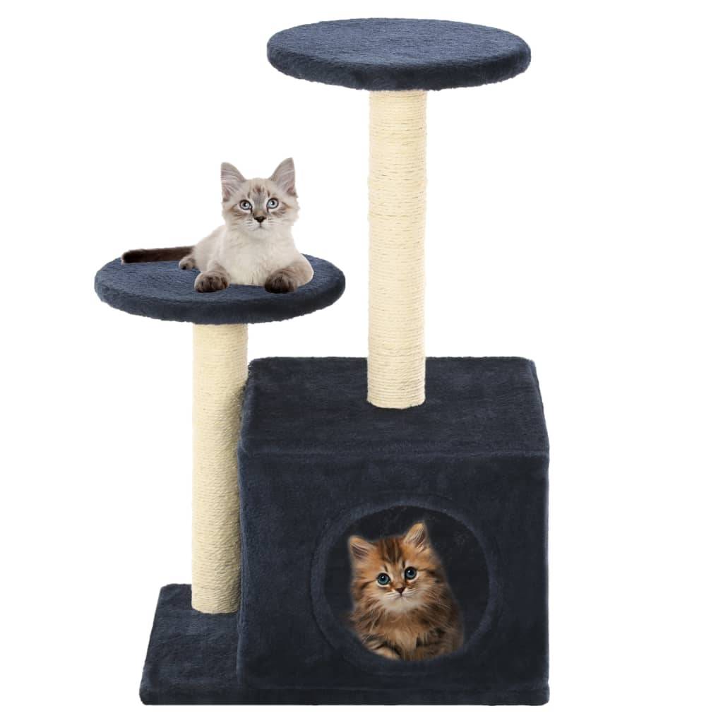 Vidaxl - Arbre à chat avec griffoirs en sisal 60cm Bleu foncé vidaXL 170521 - Image 1
