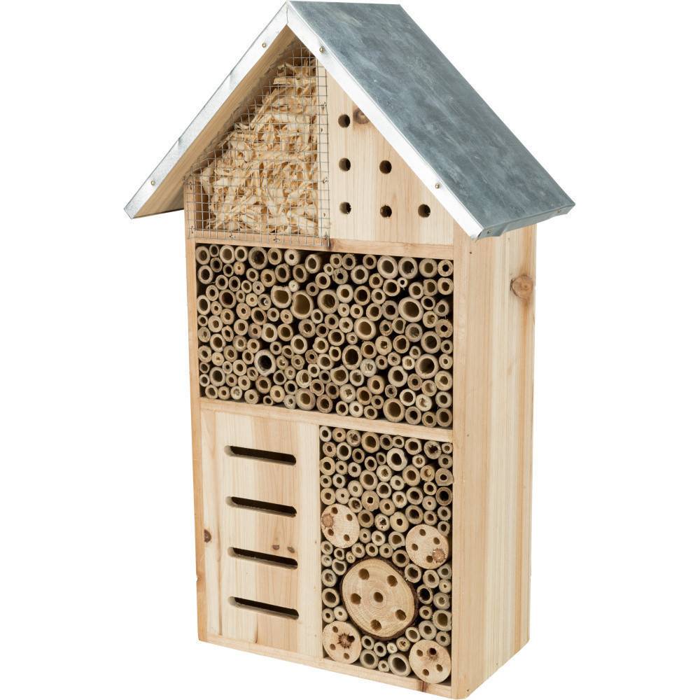 Trixie - Hôtel pour insectes 29 x 16 x Hauteur 49 cm, insectes. - Image 1
