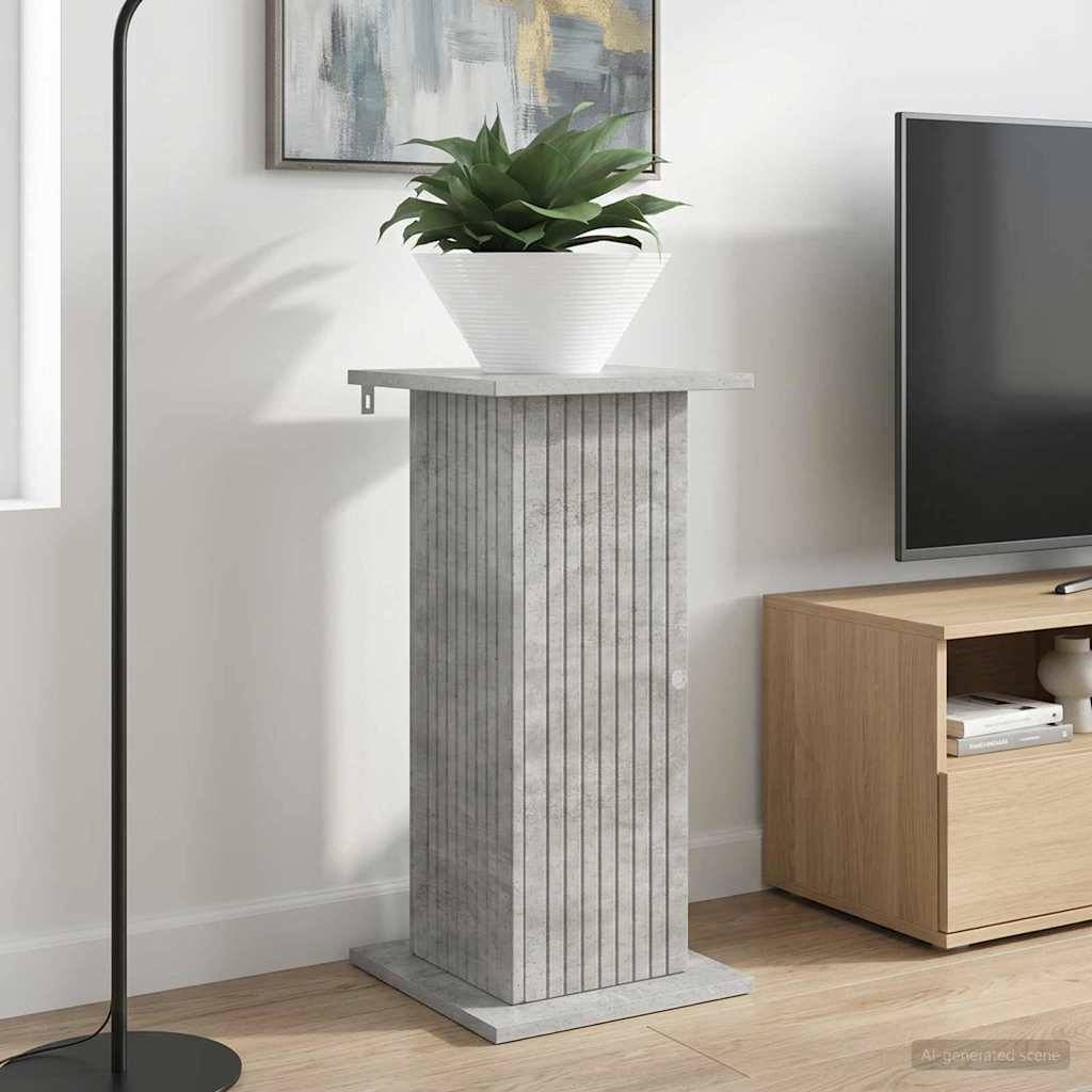 Vidaxl - Support de Plante 2 pcs Gris béton 30,5 x 30 x 60,5 cm vidaXL 899787 - Image 5