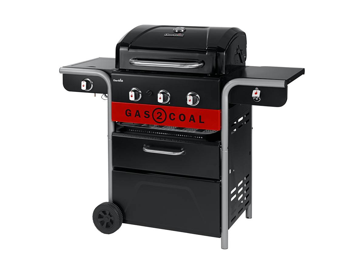 Char-broil - Barbecue à gaz et à charbon Gas2Coal 2.0 3B + Housse de protection + Plancha - Char-Broil - Image 3