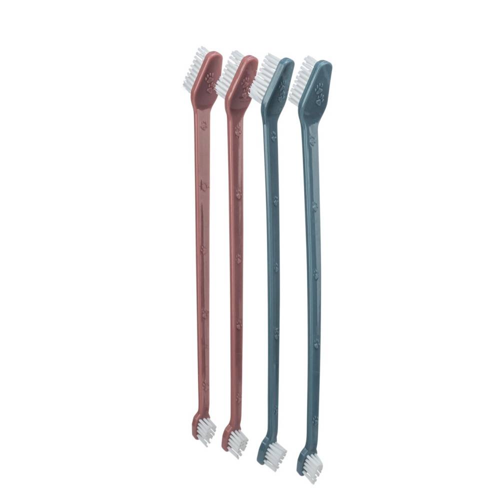 Trixie - Set de 4 brosses à dents pour chat et chien - Image 2