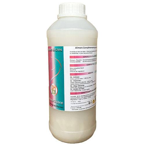 Horse'Biotine Liquide 1L - Source de  Biotine Cheval DISTRI'HORSE33 - Image 1