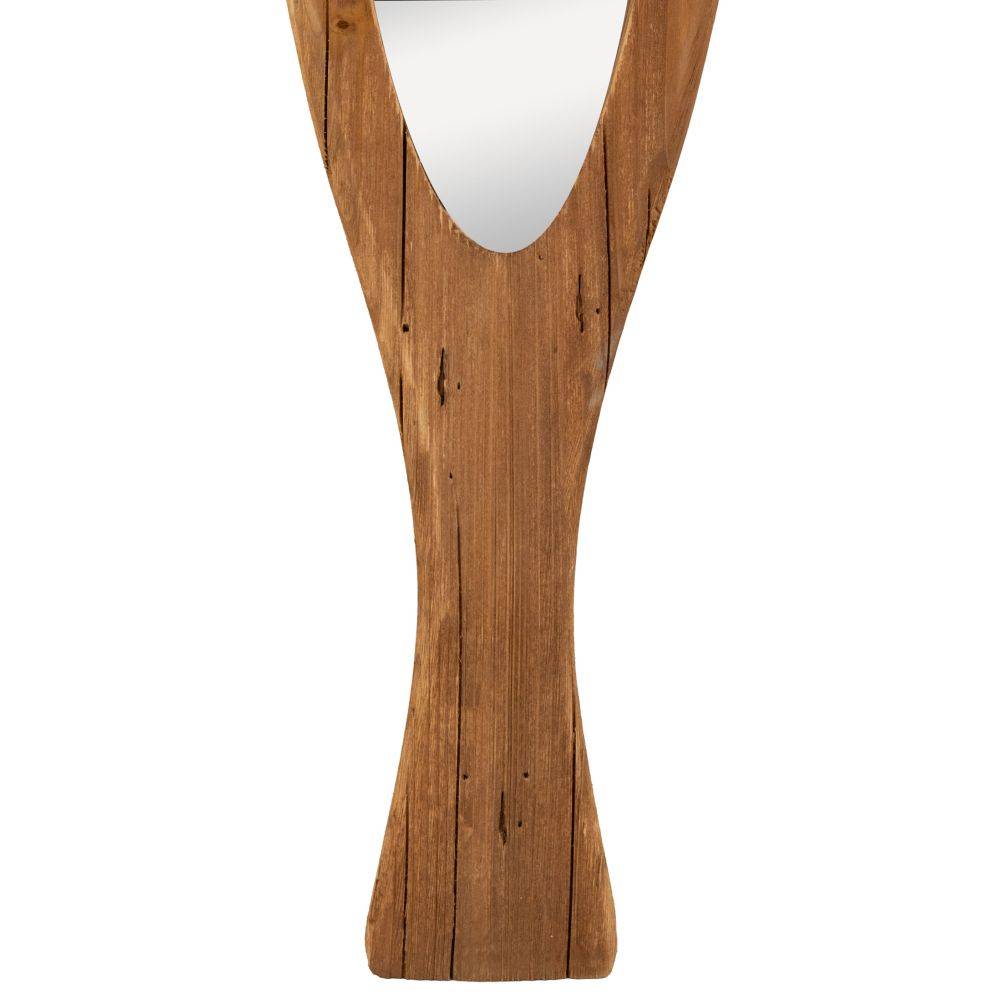 Aubry Gaspard - Miroir poisson en bois recyclé Grand modèle - Image 4