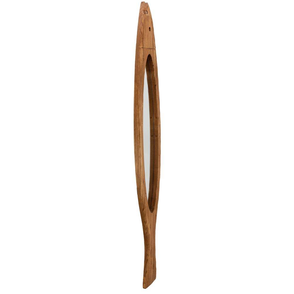 Aubry Gaspard - Miroir poisson en bois recyclé Grand modèle - Image 2