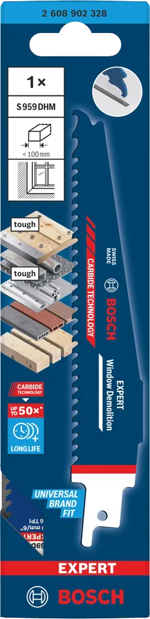 Lame EXPERT Window Demolition S959DHM - Pour scies sabres - BOSCH - 2608902328 - Image 3