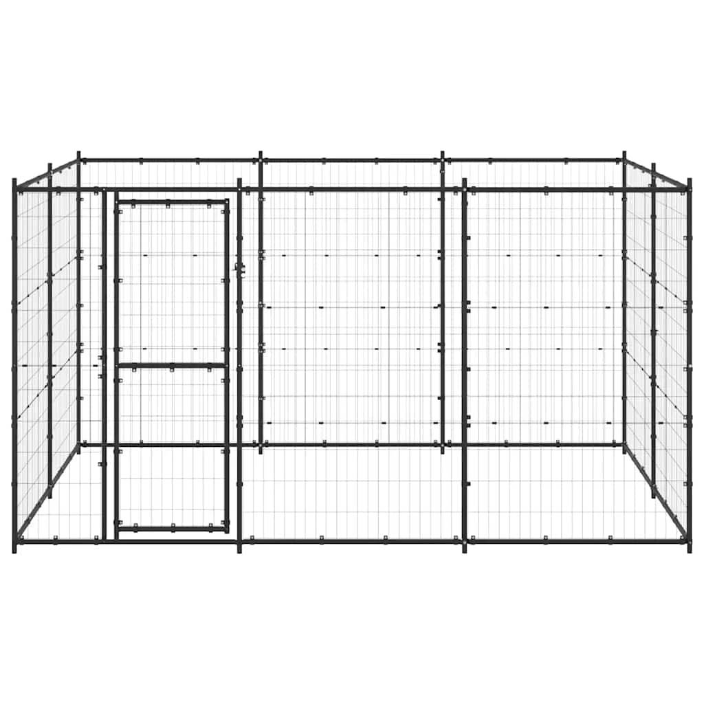 Vidaxl - Chenil extérieur Acier 7,26 m² vidaXL 3082298 - Image 5