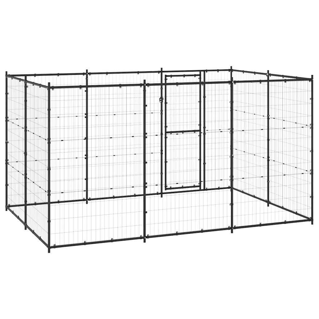 Vidaxl - Chenil extérieur Acier 7,26 m² vidaXL 3082298 - Image 6