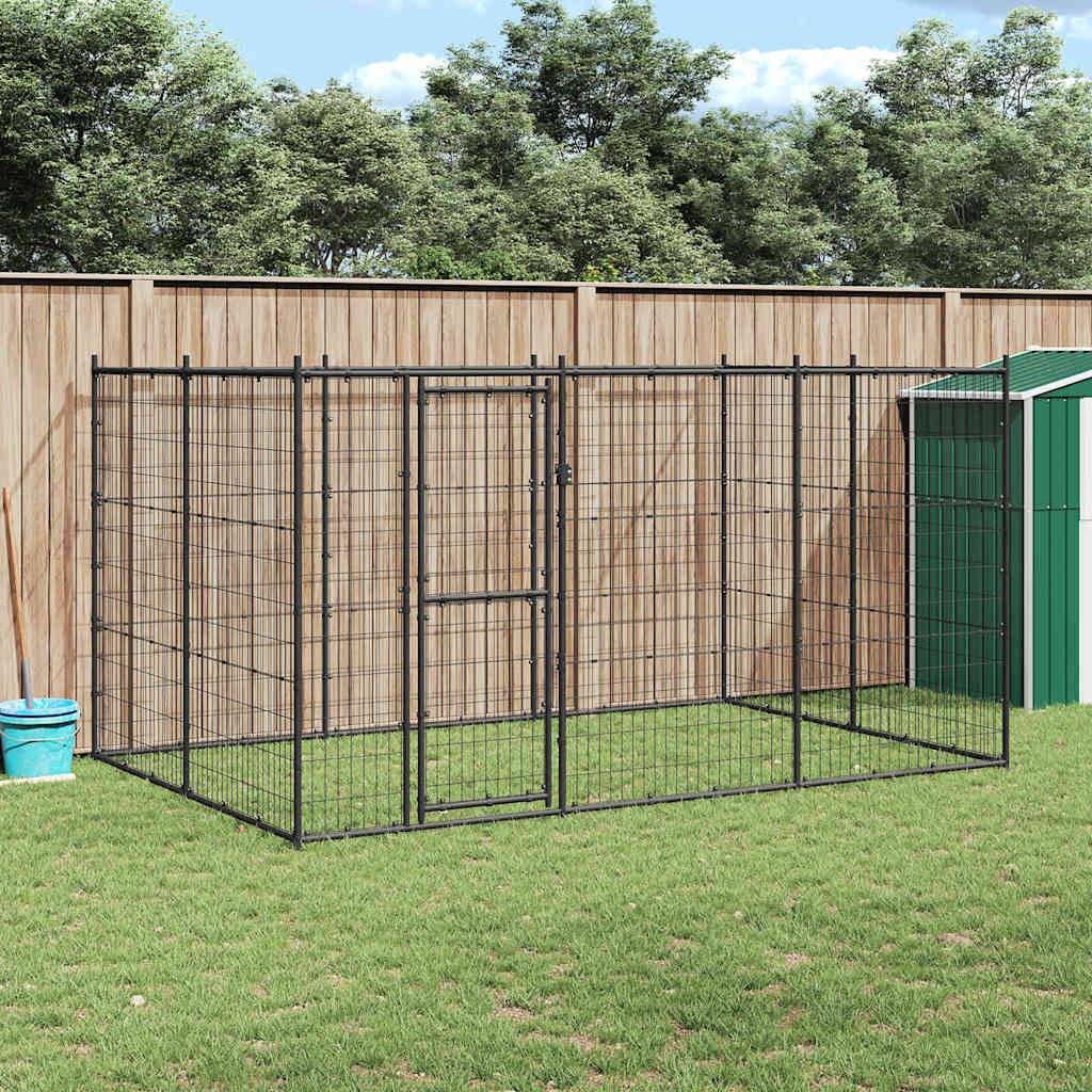 Vidaxl - Chenil extérieur Acier 7,26 m² vidaXL 3082298 - Image 1