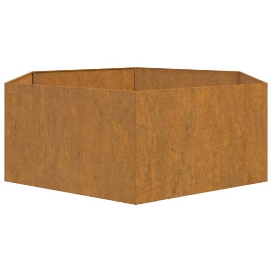 Jardinière - Bac à fleurs - Pot de fleurs Rouillé 138x120x45 cm acier corten Couleur évolue - Image 6