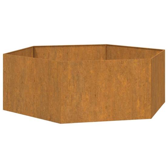 Jardinière - Bac à fleurs - Pot de fleurs Rouillé 138x120x45 cm acier corten Couleur évolue - Image 1