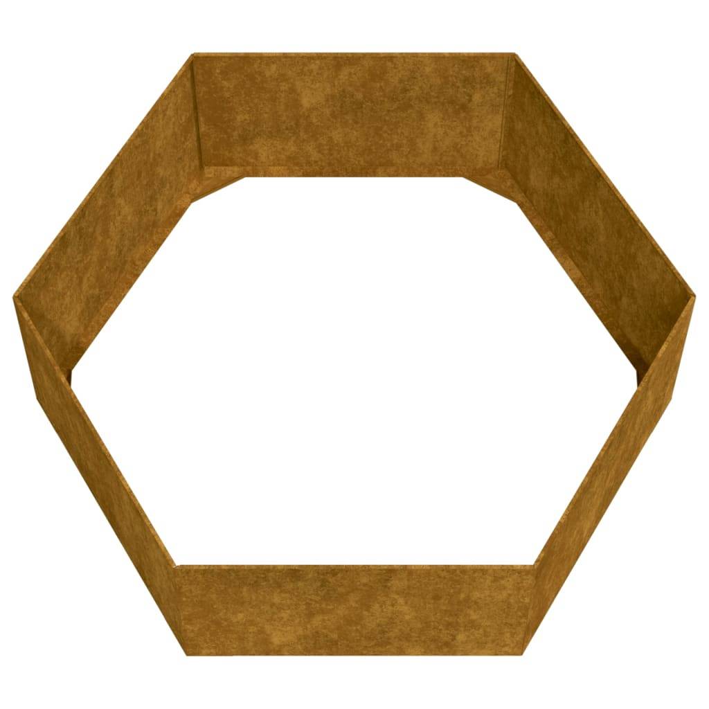 Jardinière - Bac à fleurs - Pot de fleurs Rouillé 138x120x45 cm acier corten Couleur évolue - Image 7