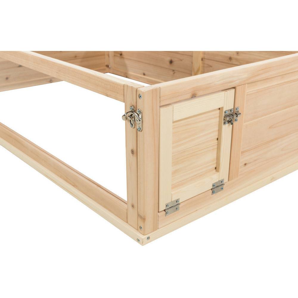 Animallparadise - Enclos intérieur, dimensions: 100 × 30 × 60 cm pour cochon d'inde - Image 8