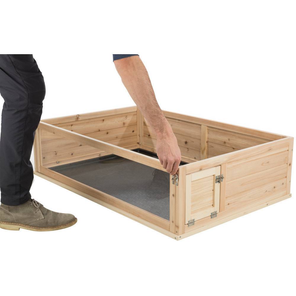 Animallparadise - Enclos intérieur, dimensions: 100 × 30 × 60 cm pour cochon d'inde - Image 10