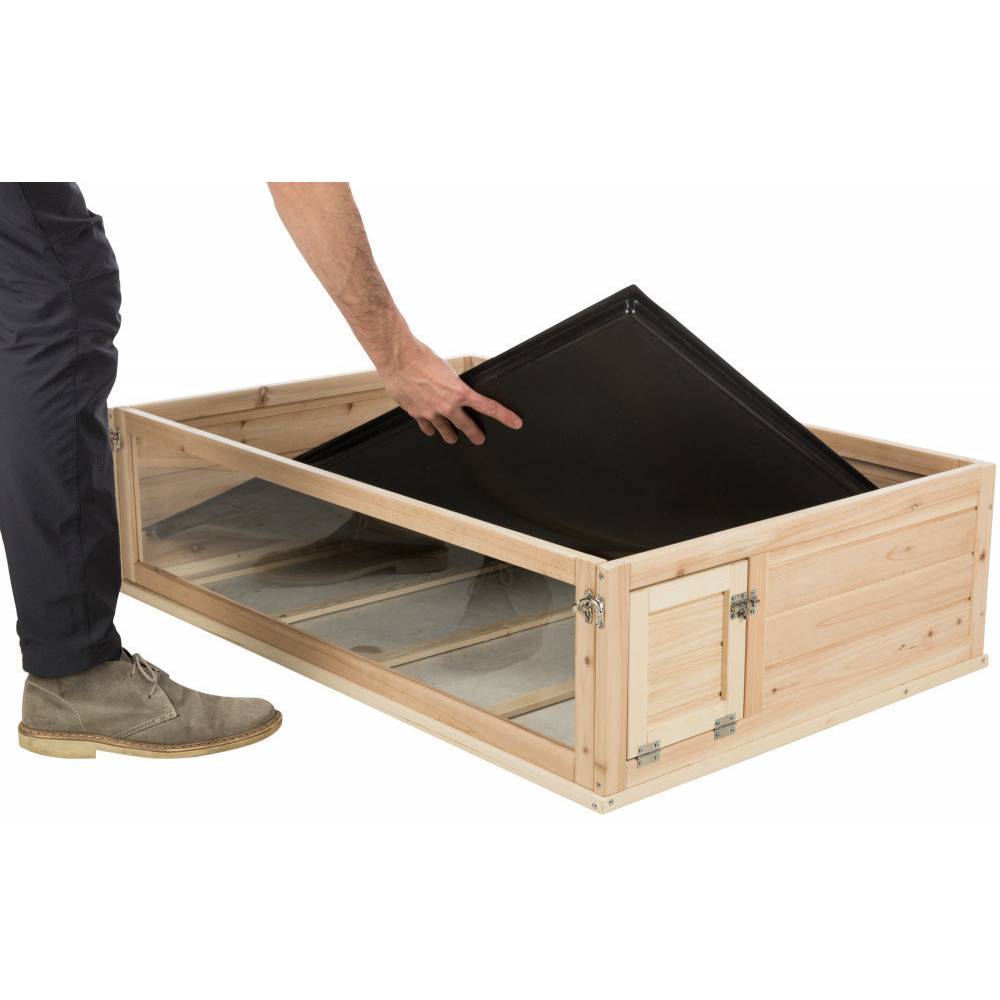 Animallparadise - Enclos intérieur, dimensions: 100 × 30 × 60 cm pour cochon d'inde - Image 9