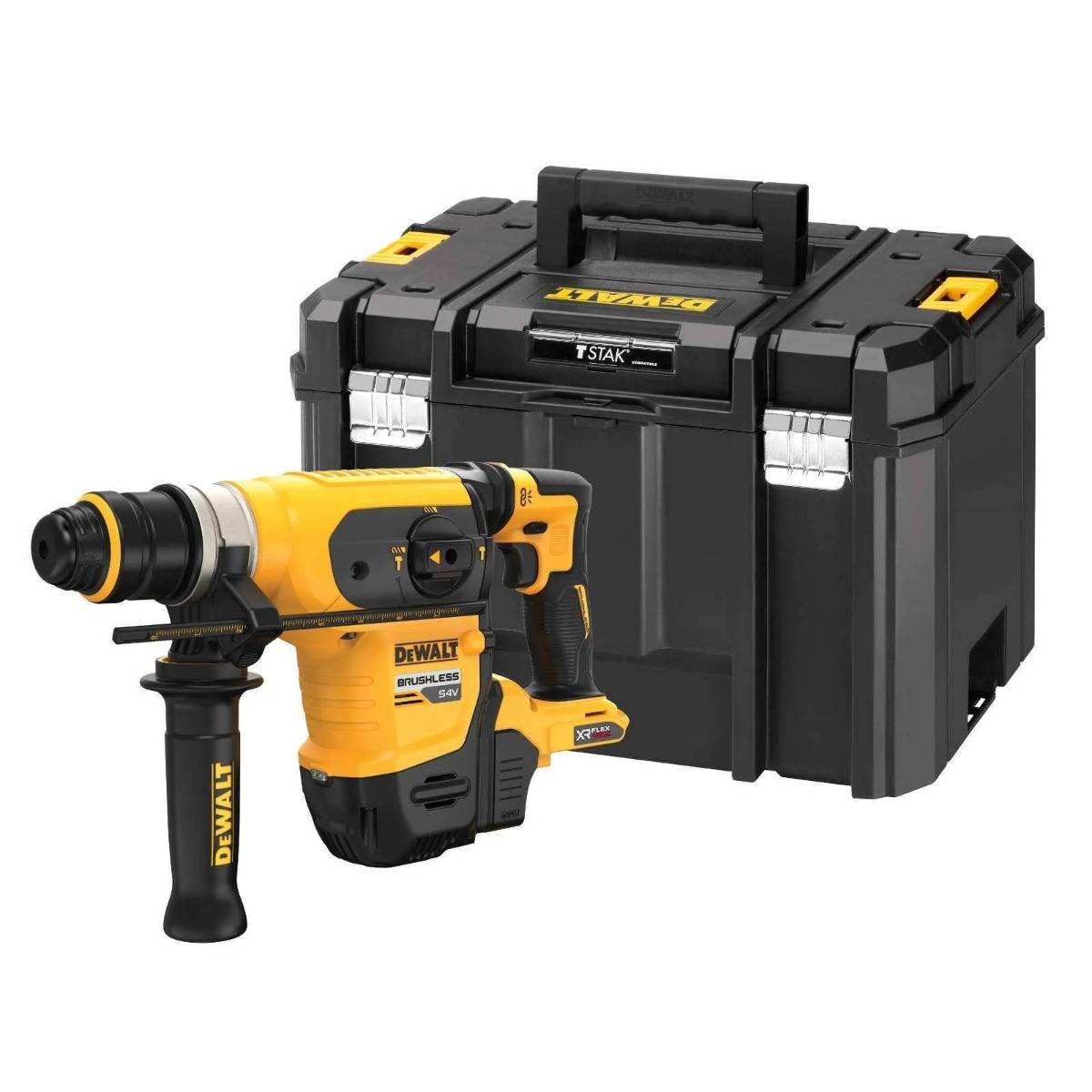Perforateur-Burineur SDS-PLUS SANS FIL - FLEXVOLT - 4,5 J - DEWALT - sans batterie, ni chargeur - TSTACK - DCH416NT-XJ