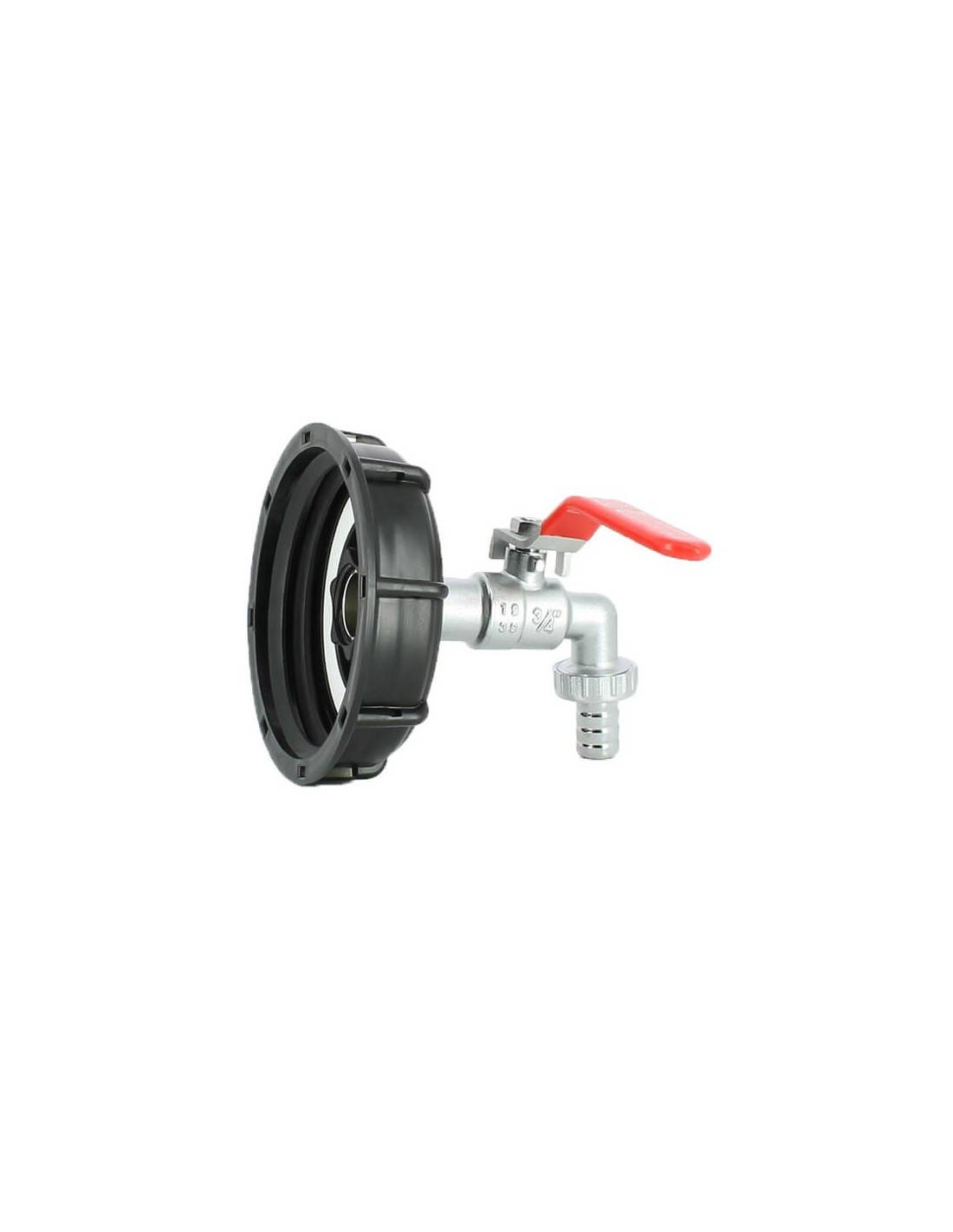 Raccord cuve eau S100X8 - Robinet laiton chromé 15 mm - Image 3