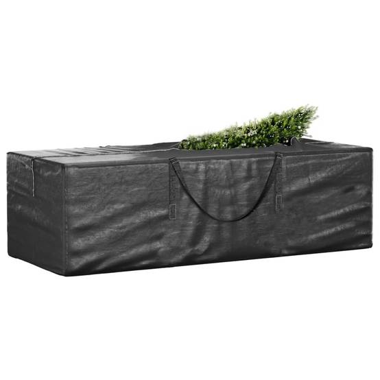 Sacs de rangement pour sapin de Noël polyéthylène noir 135 x 40 x 55 cm - PANGIVO - Image 2