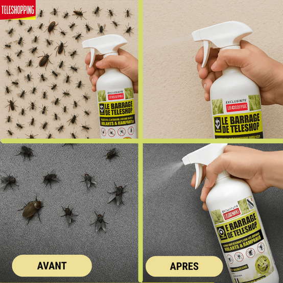 barrage aux insectes teleshopping | interieur & exterieur | spray fourmis | multi|insectes | anti pucerons plantes exterieur- VENTEO - Image 7