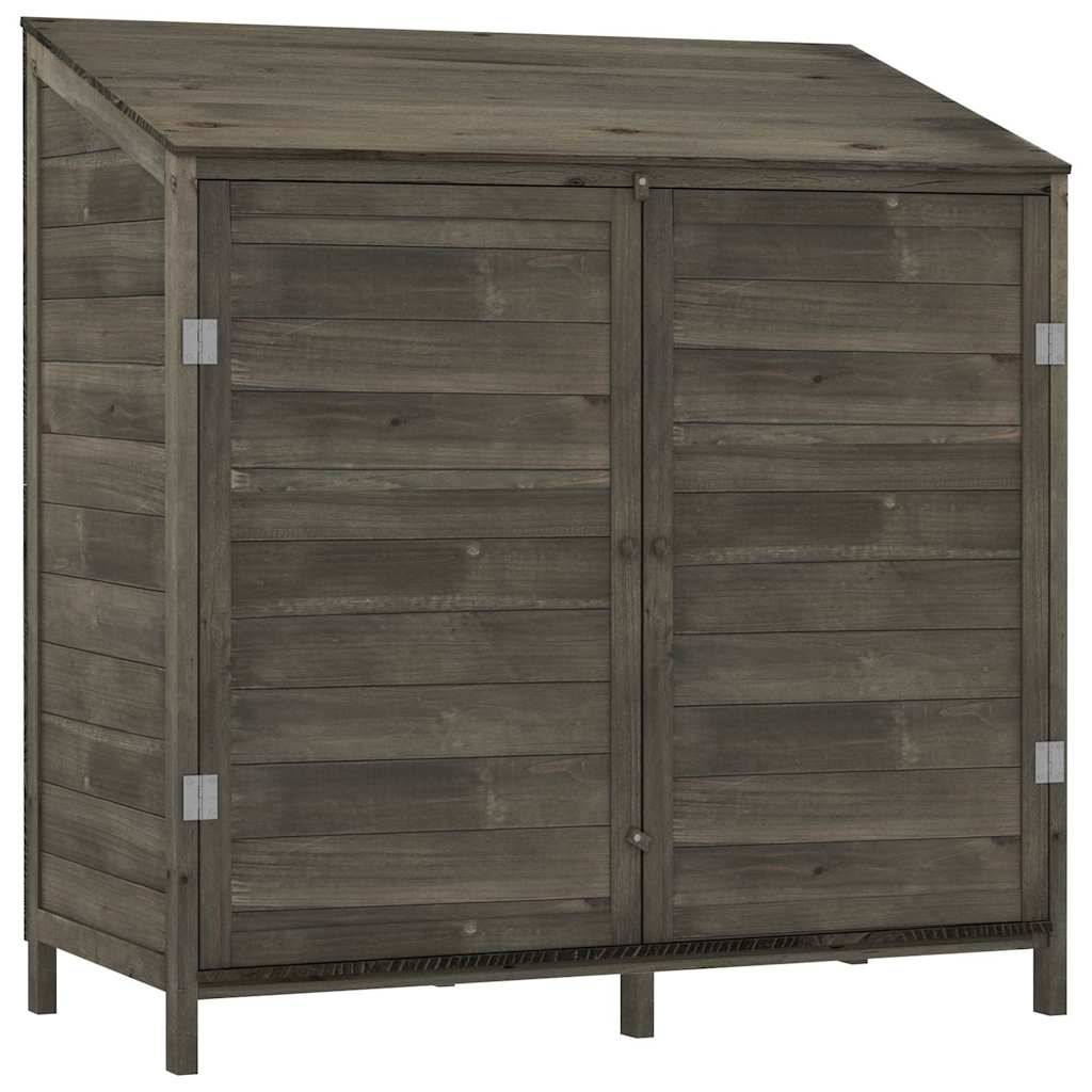 PANGIVO - Remise de jardin en bois de sapin massif - Anthracite 102x52x112 cm - Surface au sol 0,53m² - PANGIVO - Image 1