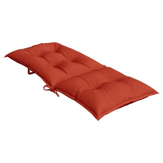 PANGIVO - Coussins de chaise dossier haut polyester rouge mélangé 120 x 50 x 7 cm - PANGIVO - Image 6