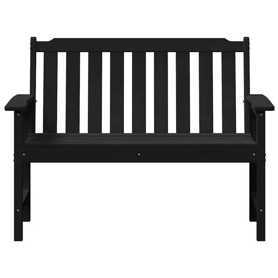 Maison Chic - Banc de jardin - Banquette avec coussin Noir 120 x 59 x 88cm Plastique - Image 5