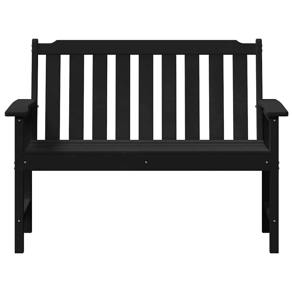 Maison Chic - Banc de jardin - Banquette avec coussin Noir 120 x 59 x 88cm Plastique - Image 5