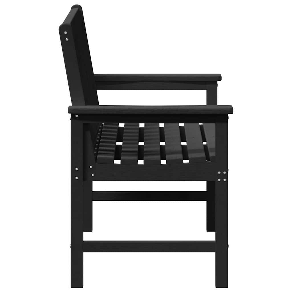 Maison Chic - Banc de jardin - Banquette avec coussin Noir 120 x 59 x 88cm Plastique - Image 6