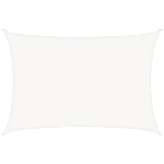 Voile d'ombrage PEHD blanc 3 x 4.5 m - PANGIVO - Image 1