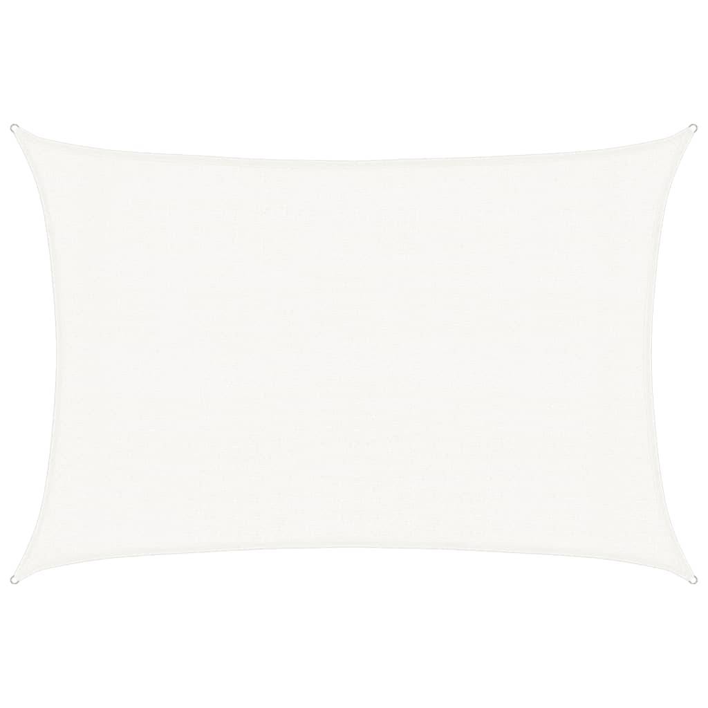 Voile d'ombrage PEHD blanc 3 x 4.5 m - PANGIVO - Image 1