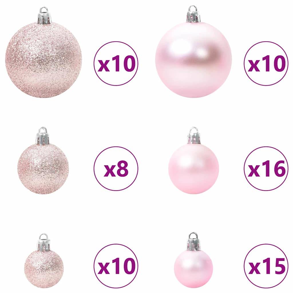 Sapin de Noël | Arbre de Noël artificiel avec 300 LED Vert 180 cm PE et PVC Maison Chic - Image 7