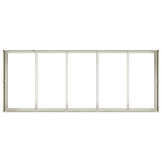 Potager surélevé Acier rectangulaire pour Jardin Terrasse Blanc 200x80x40 cm – ComfortXL Outdoor Living - Image 5