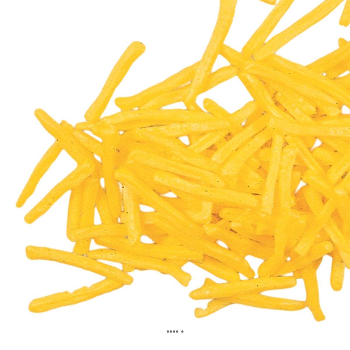 Artificielles - Frites artificielles en lot de 100 en Plastique soufflé L 60 mm - Image 3