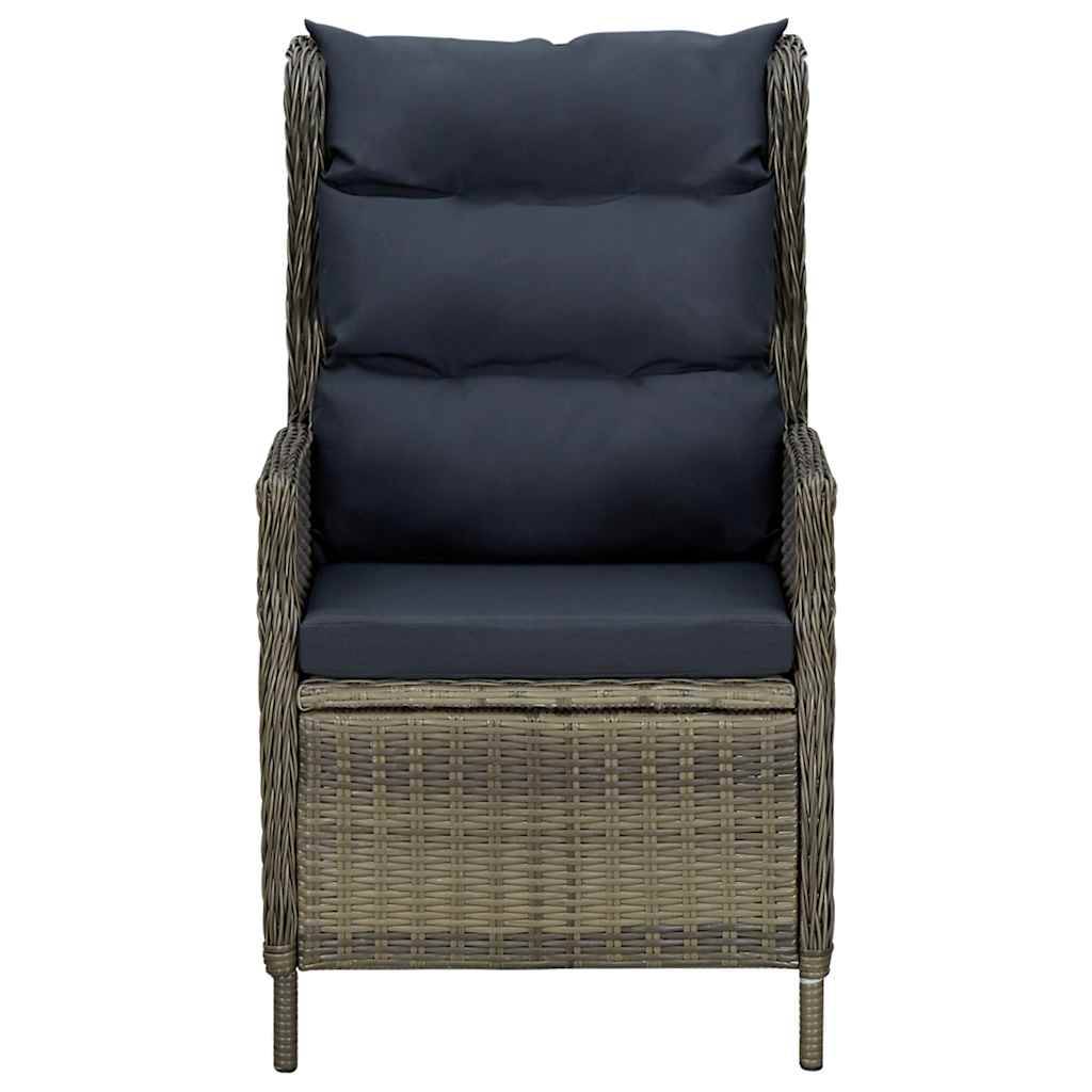 ComfortXL - Fauteuil de Jardin Inclinable en Résine Tressée avec Coussins Douillets pour Balcon Marron – ComfortXL Outdoor Living - Image 2
