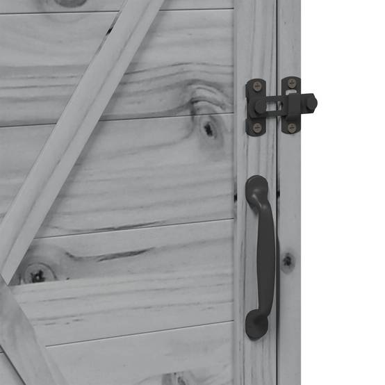 Vidaxl - Abri de jardin Gris 59,5 x 56 x 113,5 cm Bois d'ingénierie vidaXL 42033470 - Image 10
