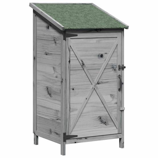 Vidaxl - Abri de jardin Gris 59,5 x 56 x 113,5 cm Bois d'ingénierie vidaXL 42033470 - Image 2