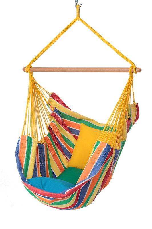 Proloisirs - Toile de hamac chaise suspendue avec bois d'écartement - alegria PROLOISIRS