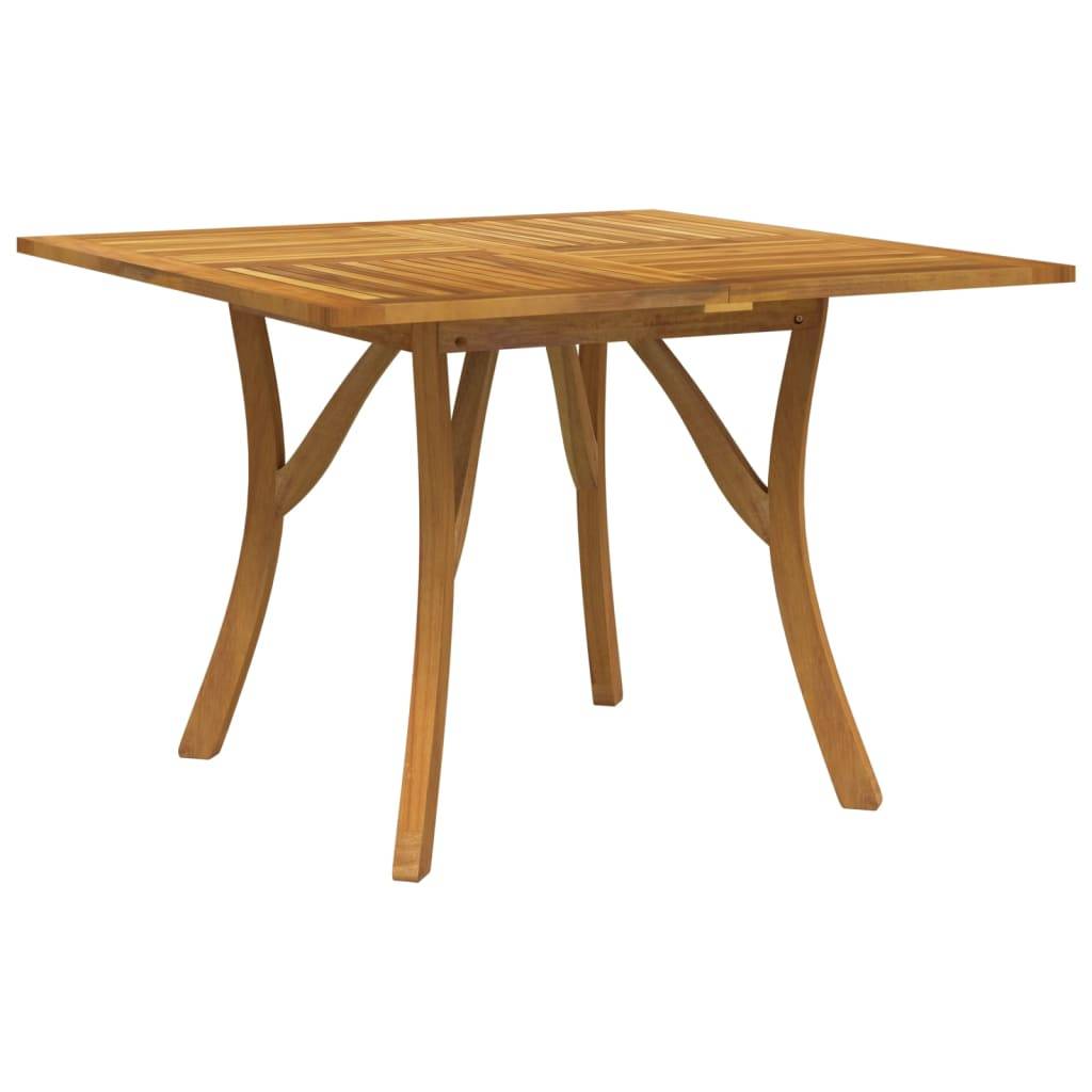 Table de jardin - Table Extérieure - Table De Patio 110x110x75 cm Bois d'acacia solide-JU13683 - Image 1