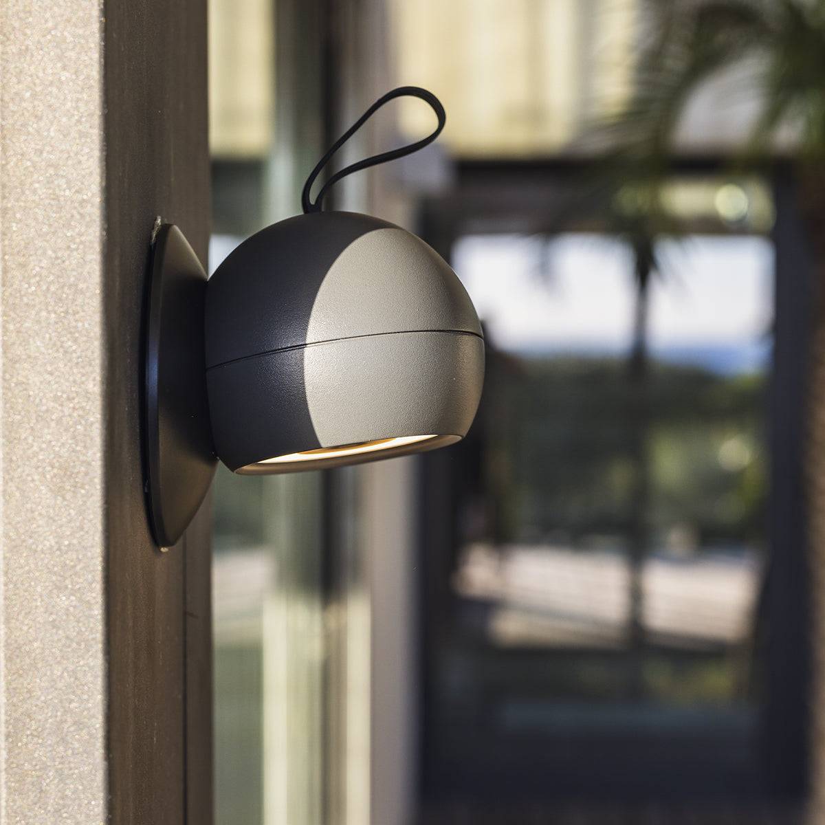 Lumisky - Lampe nomade ORBY Noir Aluminium H14.5 cm - Image 5