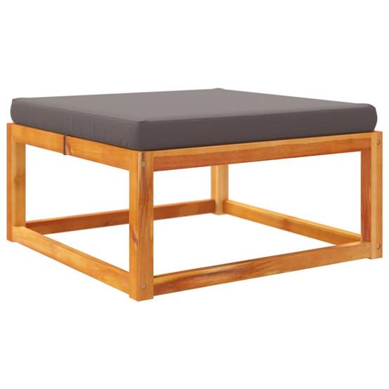 Méridienne de Jardin 3 Pièces Bois Acacia & Corde, Module Canapé avec Repose-Pieds – ComfortXL Outdoor Living - Image 4