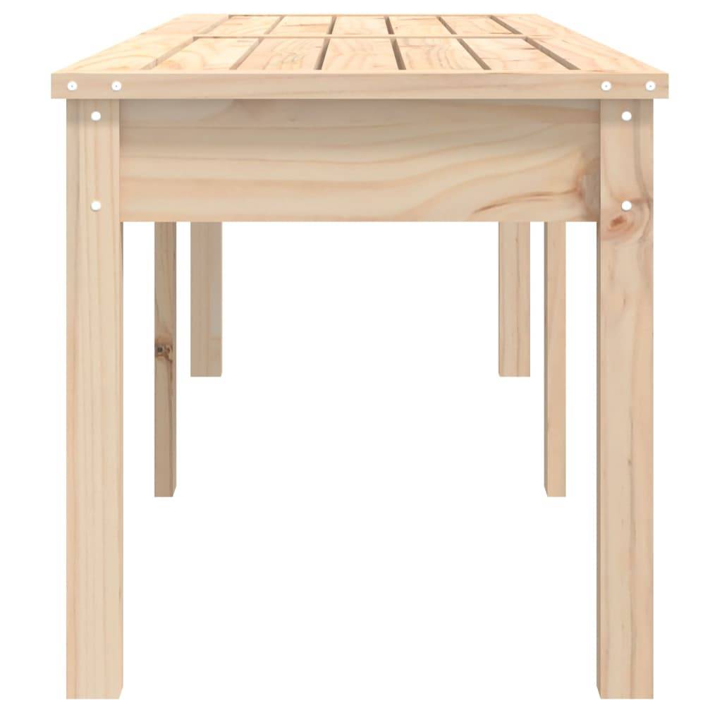 Helloshop26 - Banc de jardin meuble de patio d'extérieur terrasse à 2 places 159,5 x 44 x 45 cm bois massif de pin - Image 3