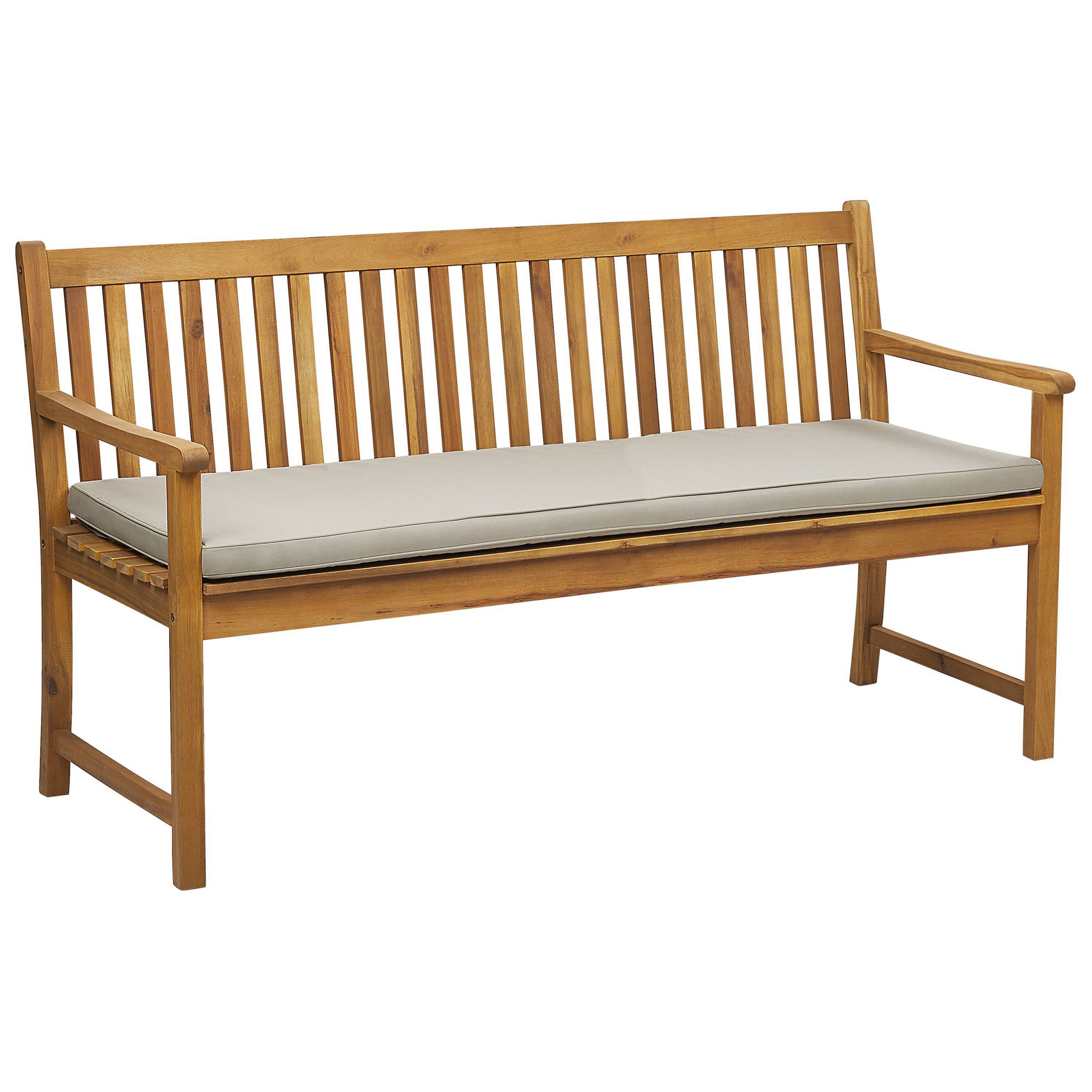 Beliani - Banc, 3 Personnes Bois d'acacia certifié Beige VIVARA - Beliani - Image 3