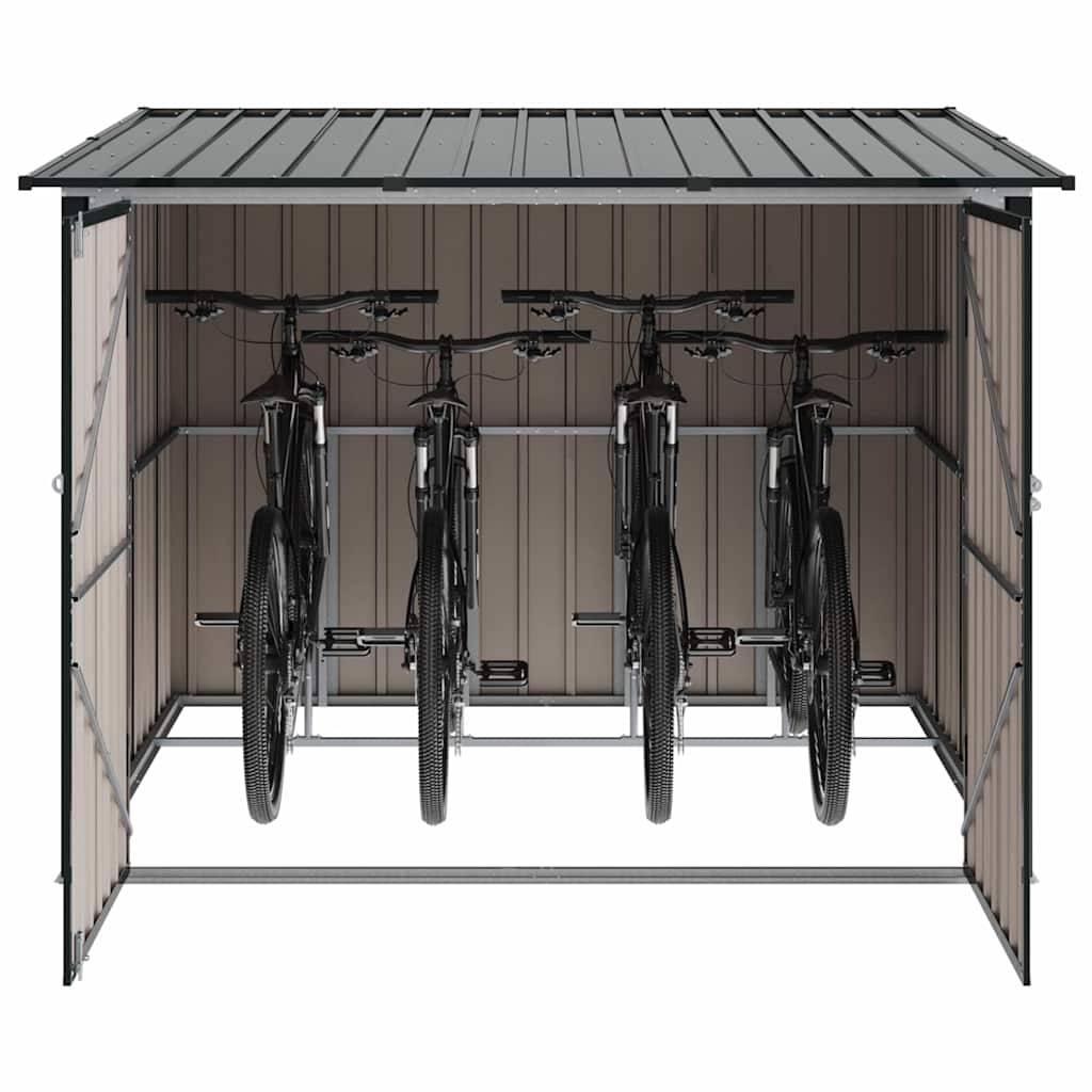 PANGIVO - Abri de vélo métal anthracite 216 x 207 x 158 cm - PANGIVO - Image 3