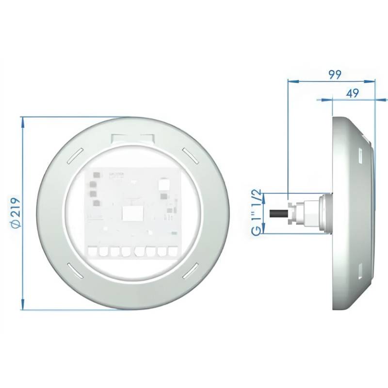 Astral Pool - Projecteur Astral Lumiplus Rapid V1, LED blanche - Blanc - Image 2
