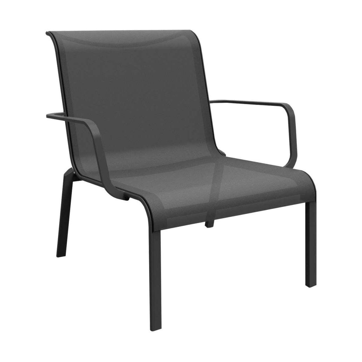 Fauteuil lounge pour l'extérieur en aluminium Cauro - Image 1